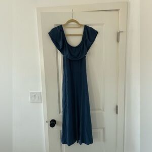 Reformation Off the Shoulder Midi Dress